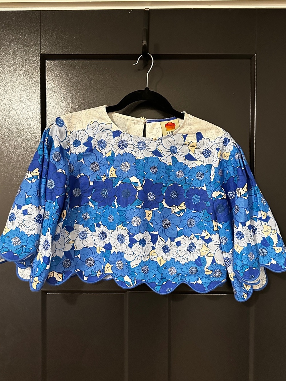 NWT Farm Rio Flower Stripes Top Size Small - Picture 3 of 7